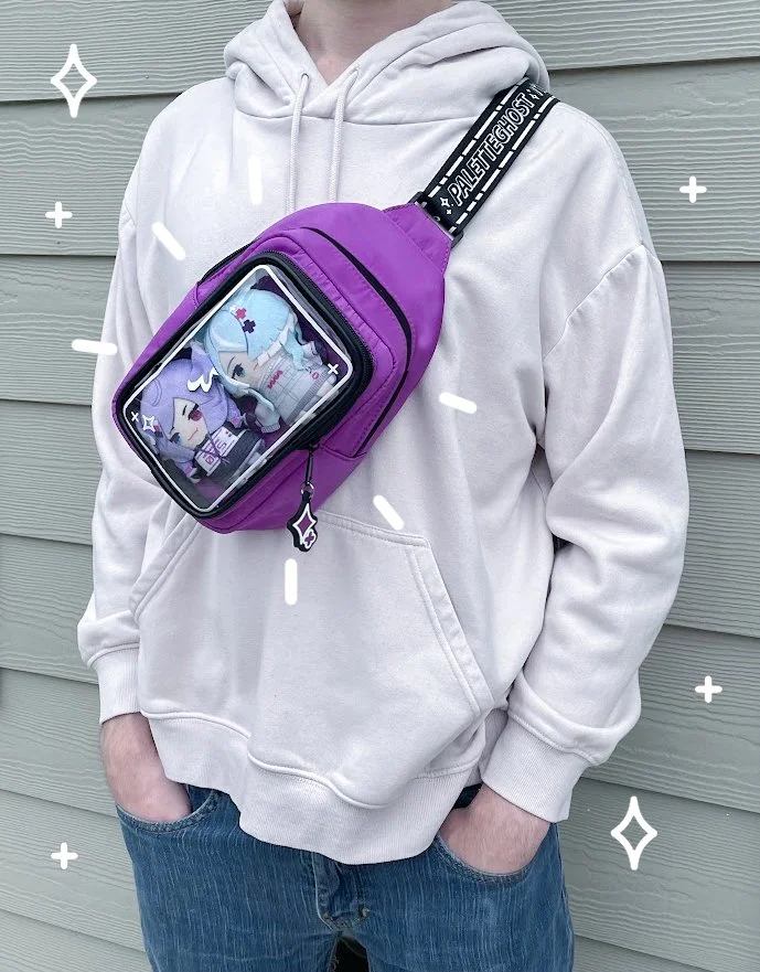 Monochrome Crossbody Bag — PALETTEGHOST